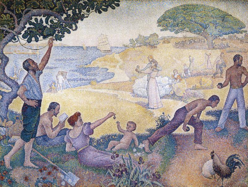 Paul Signac in the time of harmony Norge oil painting art